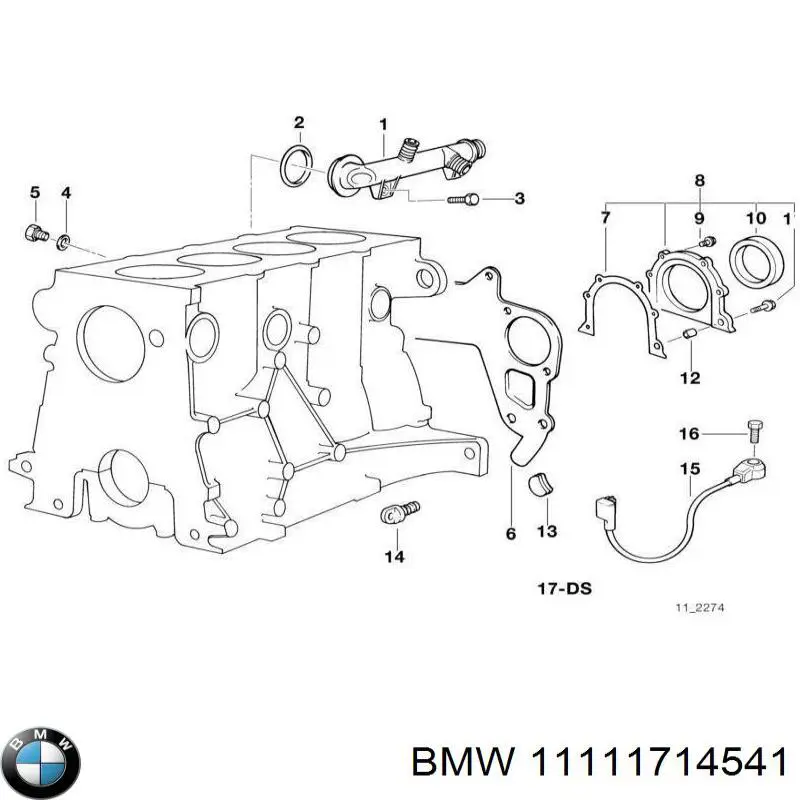  BMW 11111714541 цена, от 1.56 USD