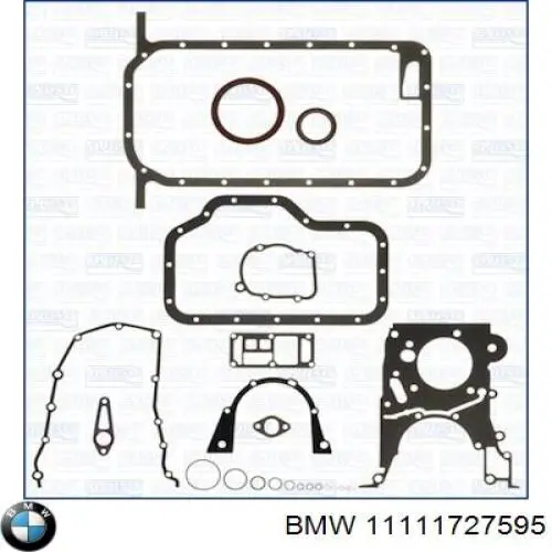 Нижний комплект прокладок двигателя 11111727595 BMW