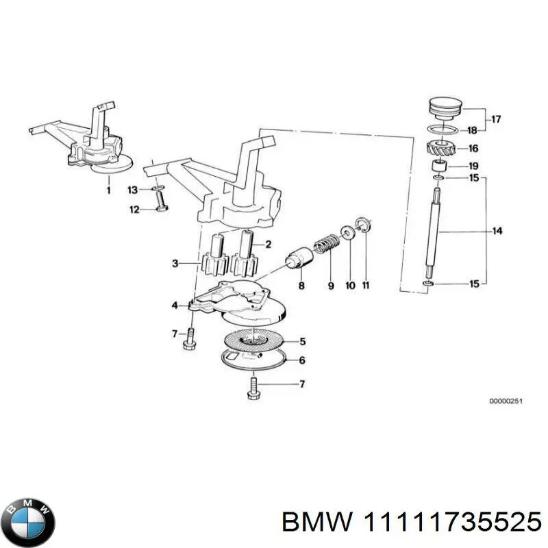  BMW 11111735525 цена, от 13.49 USD