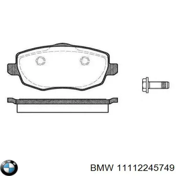 Нижний комплект прокладок двигателя 2245749 BMW