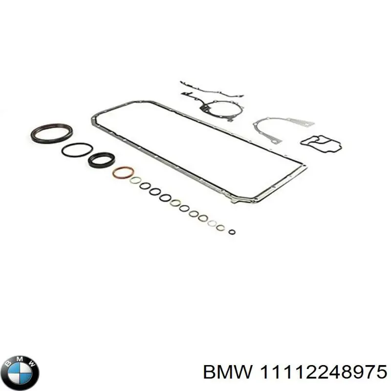 Комплект прокладок двигателя нижний BMW 11112248975