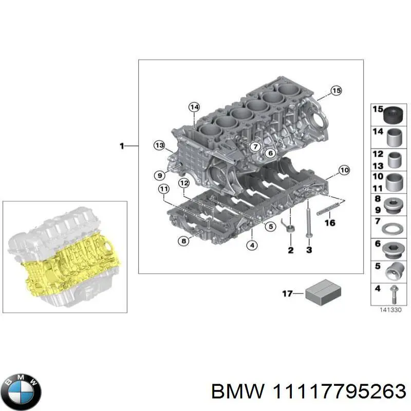  BMW 11117795263 цена, от 30.41 USD