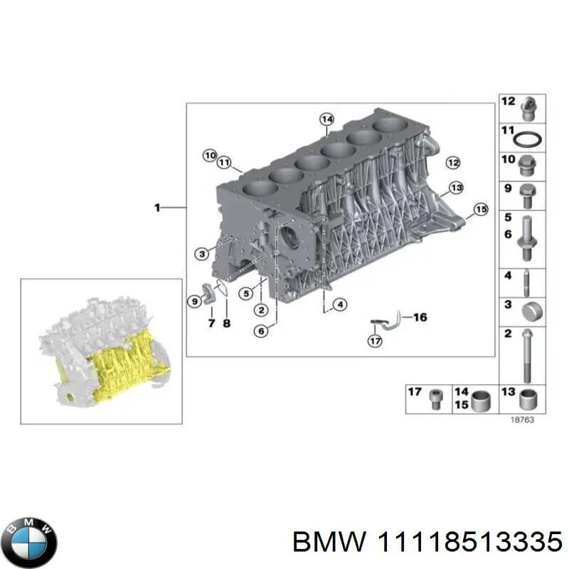 Болт головки блока цилиндров, ГБЦ BMW 11117792830 цена, от 5.59 USD