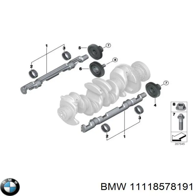 Болт головки блока цилиндров, ГБЦ BMW 11118578191 цена, от 5.59 USD