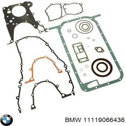 Нижний комплект прокладок двигателя 11119066436 BMW