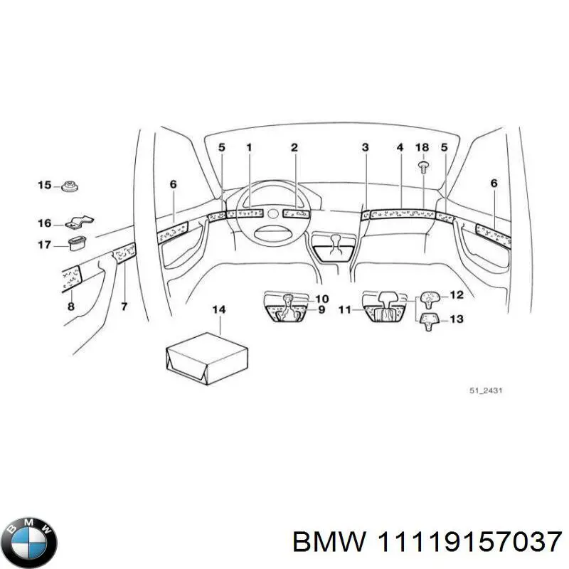  11119157037 BMW