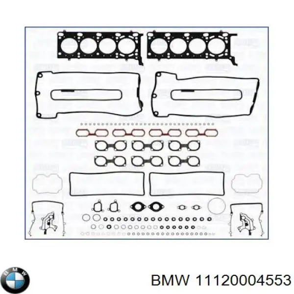 11120004553 BMW комплект прокладок двигателя верхний