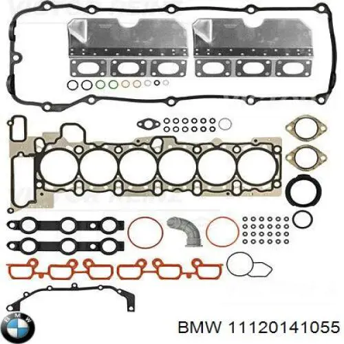 11120141055 BMW комплект прокладок двигателя верхний
