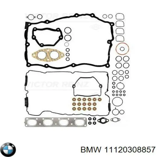 Верхний комплект прокладок двигателя BMW 11120308857 цена, от 179.45 USD