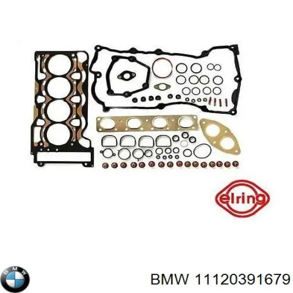 11120391679 BMW комплект прокладок двигателя верхний