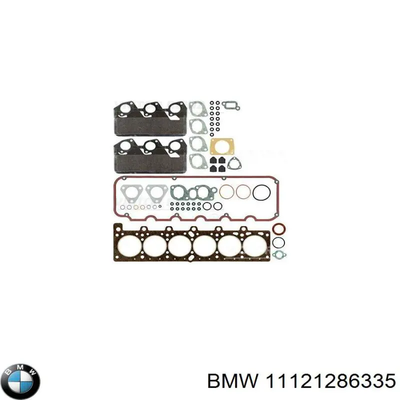11121286335 BMW комплект прокладок двигателя верхний