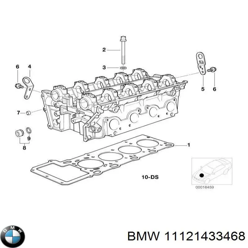 Прокладка ГБЦ BMW 11121433468 цена, от 86.04 USD