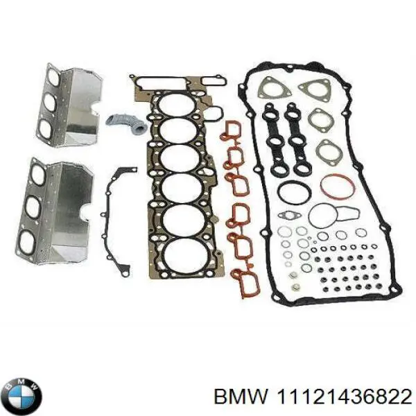 11121436822 BMW комплект прокладок двигателя верхний