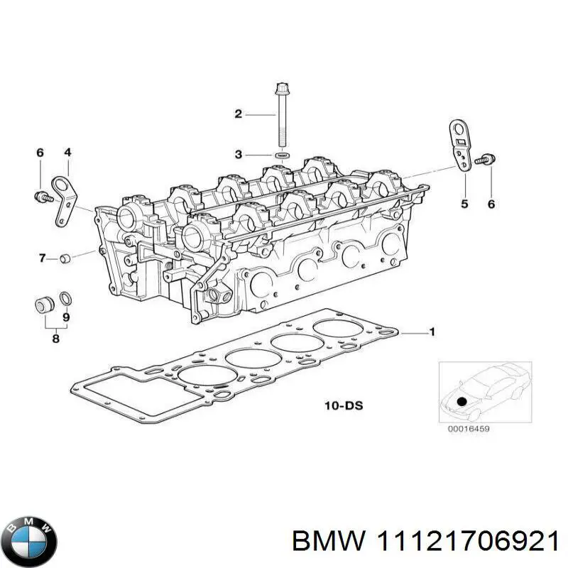 Клапан ограничения давления масла ГБЦ BMW 11121706921 цена, от 33.44 USD