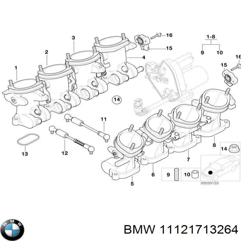  BMW 11121713264 цена, от 13.04 USD