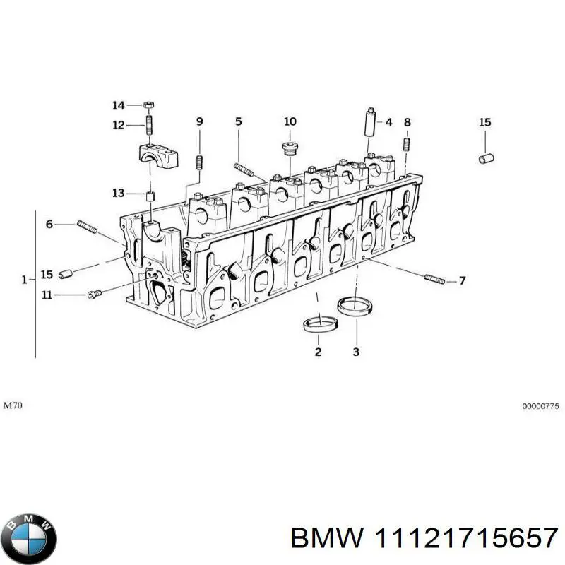 Купить 11121715657 BMW 