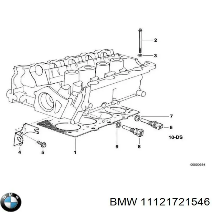 Купить 11121721546 BMW Прокладка ГБЦ