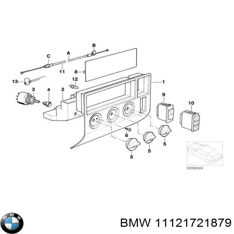Прокладка крышки двигателя BMW 11121721879 цена, от 49.51 UAH