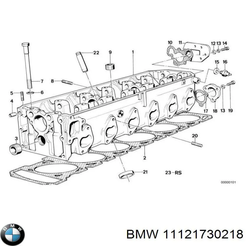 11121730218 BMW прокладка гбц