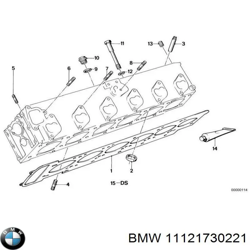 Прокладка ГБЦ BMW 11121730221 цена, от 43.94 USD
