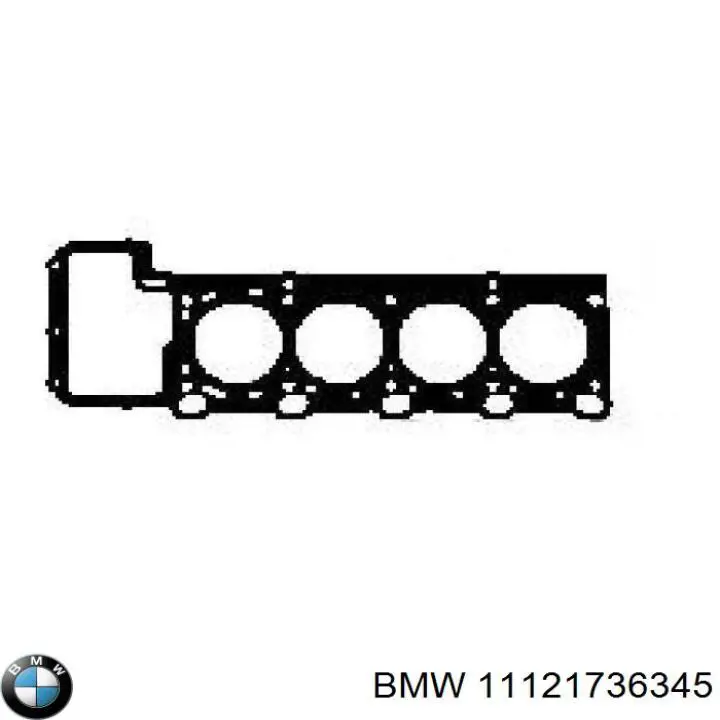 Правая прокладка ГБЦ 11121736345 BMW