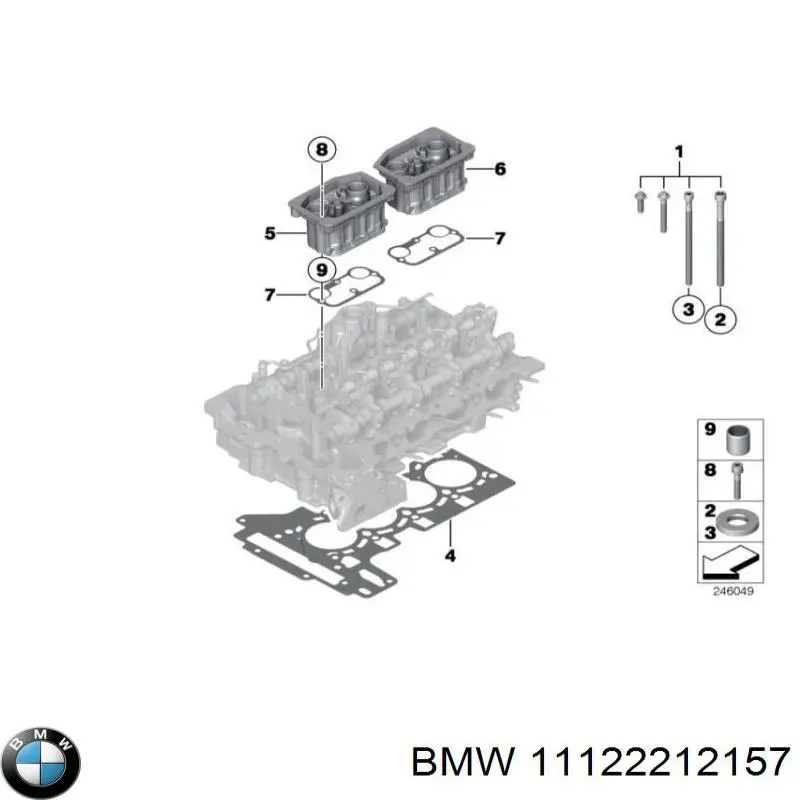 Болт головки блока цилиндров (ГБЦ) BMW 11122212157