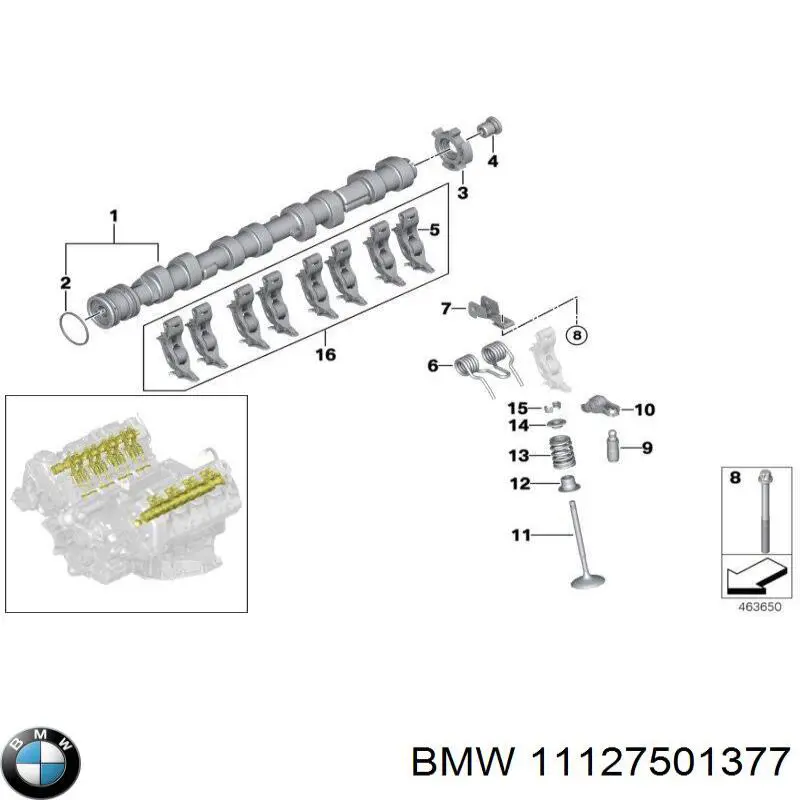 Купить 11127501377 BMW 