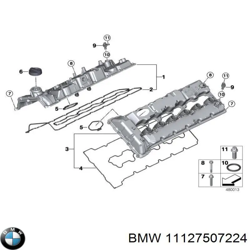  BMW 11127507224 цена, от 12.70 USD