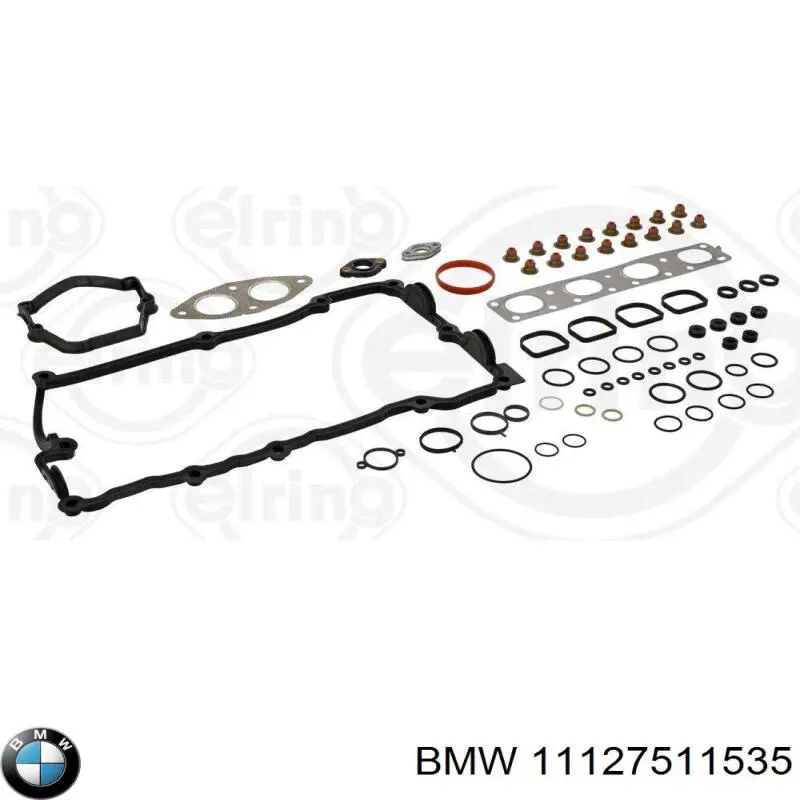 11127511535 BMW комплект прокладок двигателя верхний