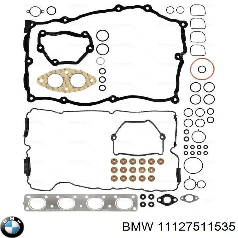 Верхний комплект прокладок двигателя BMW 11127511535 цена, от 179.45 USD