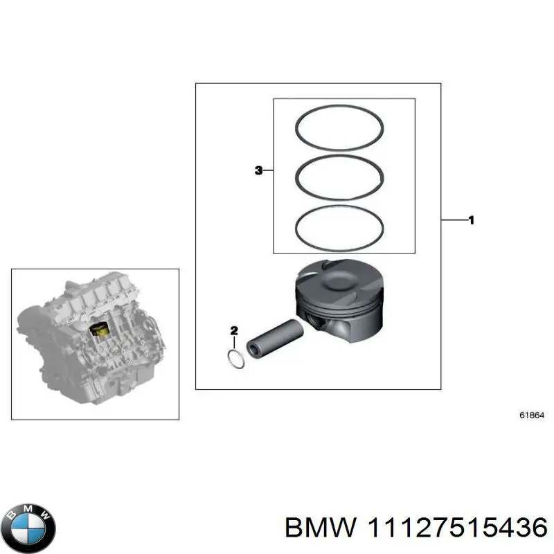 Болт головки блока цилиндров, ГБЦ BMW 11127515436 цена, от 3.85 USD