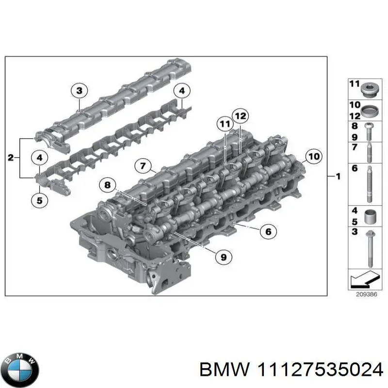 Купить 11127535024 BMW Болт ГБЦ