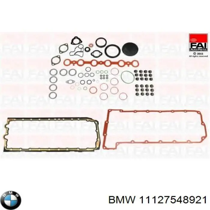 Juego de juntas de motor, completo, superior 11127548921 BMW