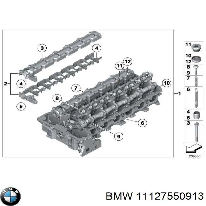 Купить 11127550913 BMW Постель распредвала впускного