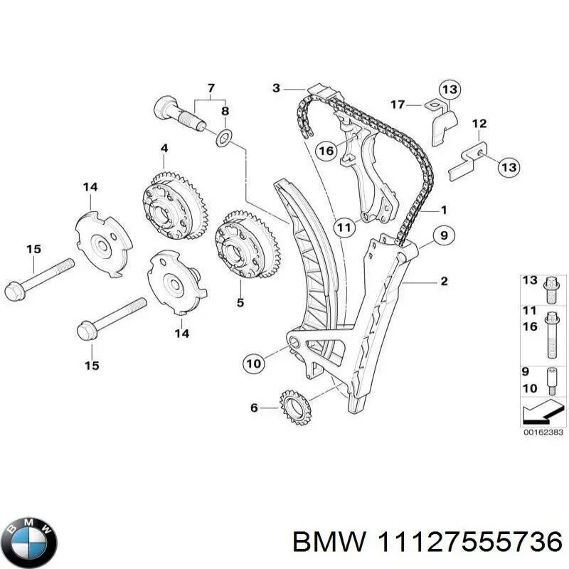  BMW 11127555736 цена, от 11.06 USD