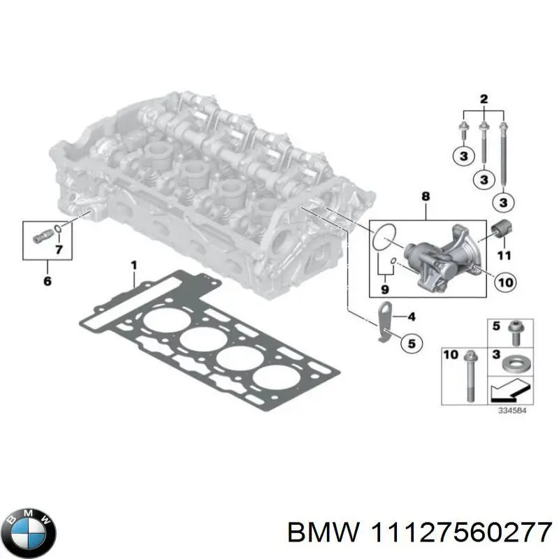 Прокладка ГБЦ 11127560277 BMW