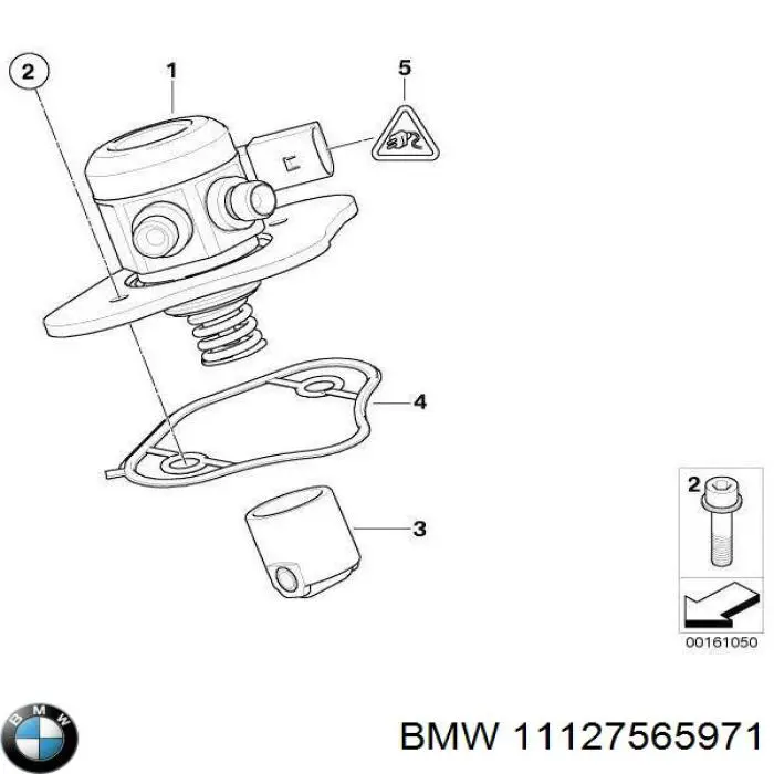 Купить 11127565971 BMW Крышка/пробка расширительного бачка