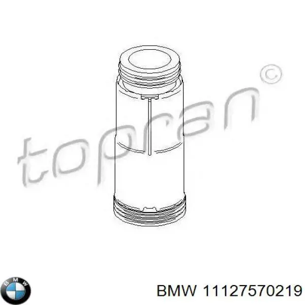 Vasito recubridor de bujía de encendido 11127570219 BMW