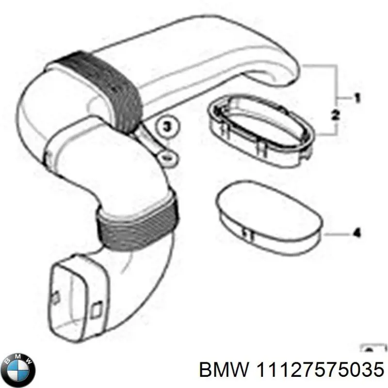 11127575035 BMW Крышка мотора декоративная
