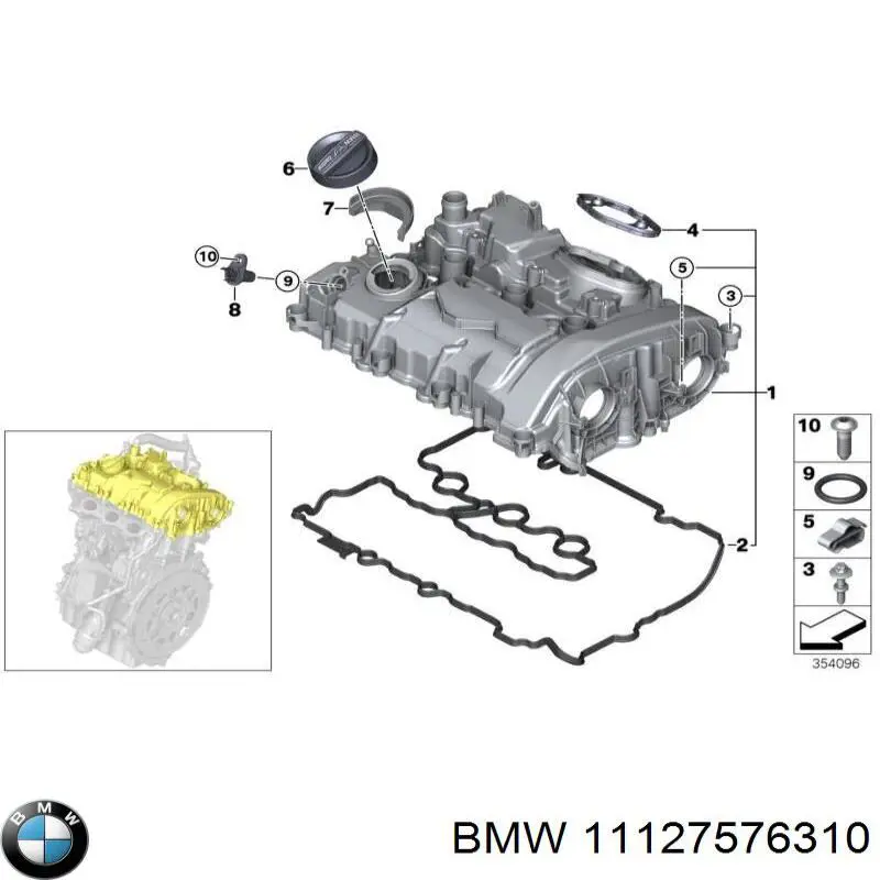  BMW 11127576310 цена, от 10.03 USD