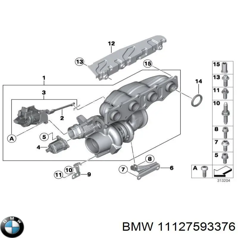  BMW 11127593376