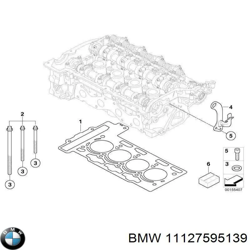 Купить 11127595139 BMW Прокладка ГБЦ