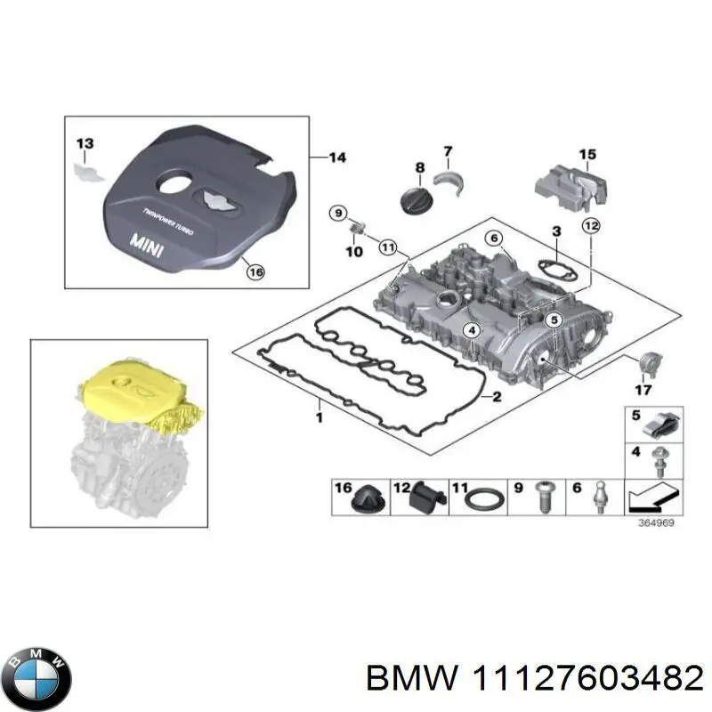 Отбойник заднего моста BMW 11127603482 цена, от 8.47 USD