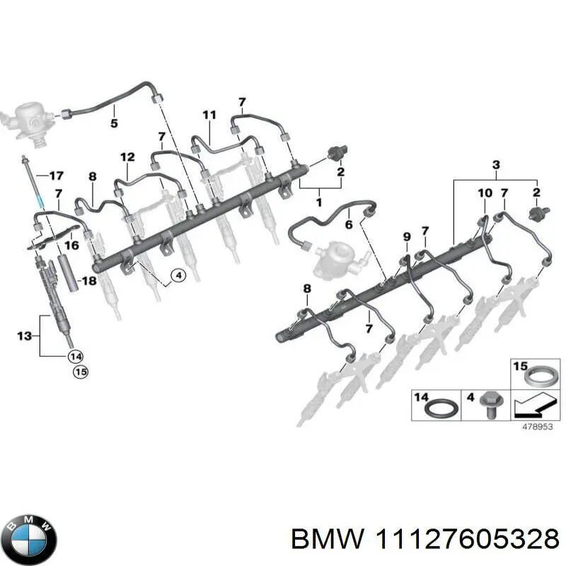 Купить 11127605328 BMW 