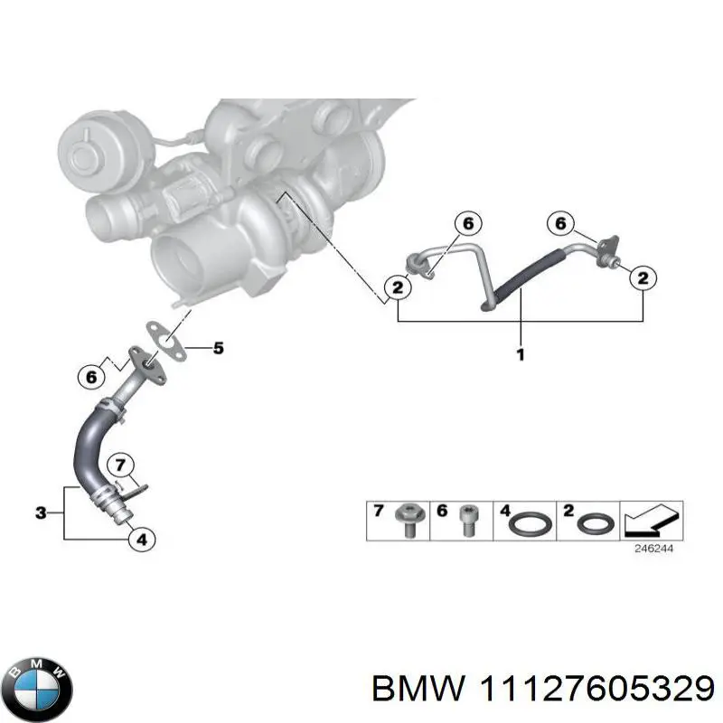 Купить 11127605329 BMW Прокладка крышки маслозаливной горловины