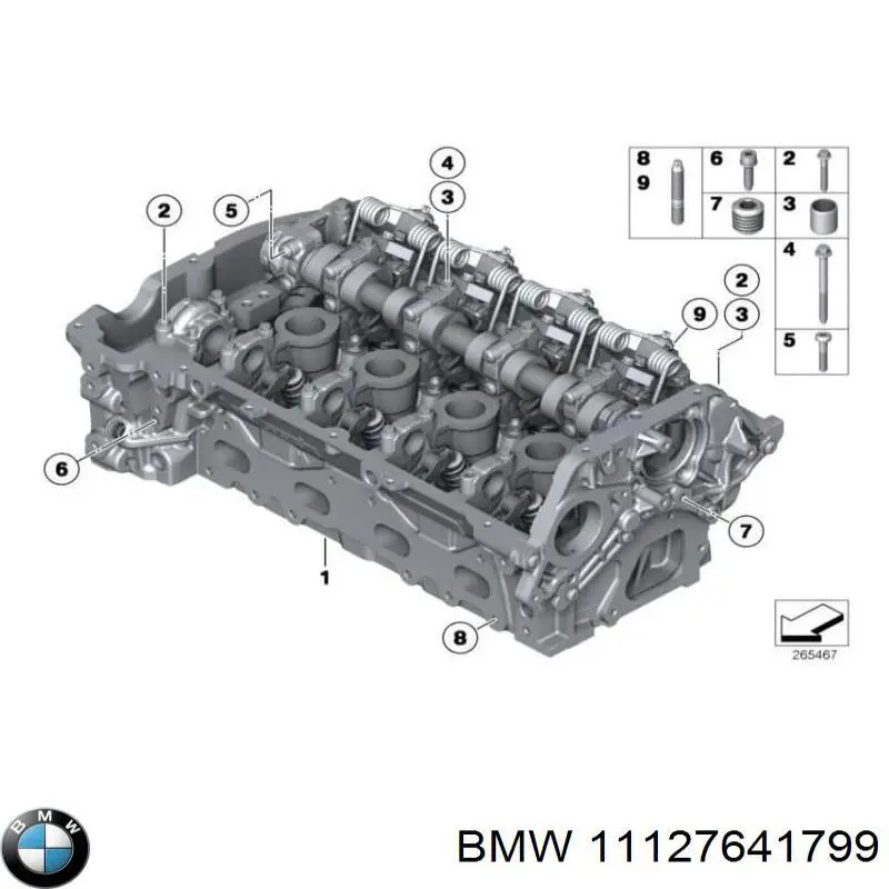 Болт ГБЦ 11127641799 BMW