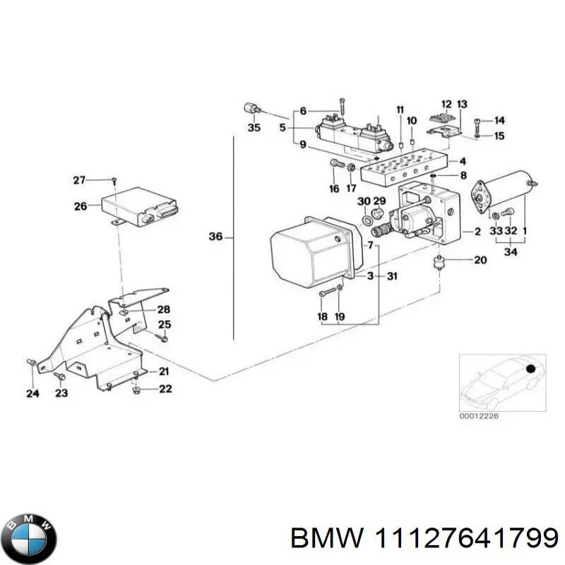 Купить 11127641799 BMW Болт ГБЦ