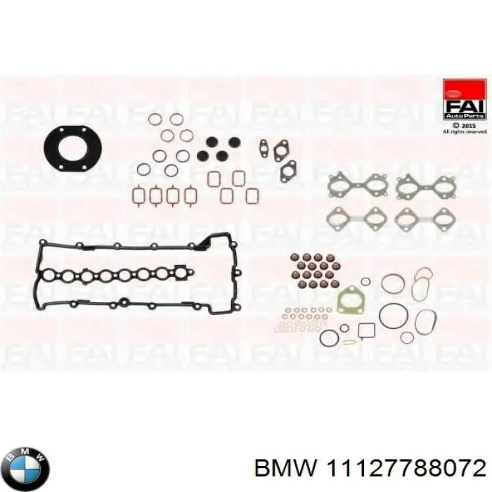 Комплект прокладок двигателя верхний BMW 11127788072