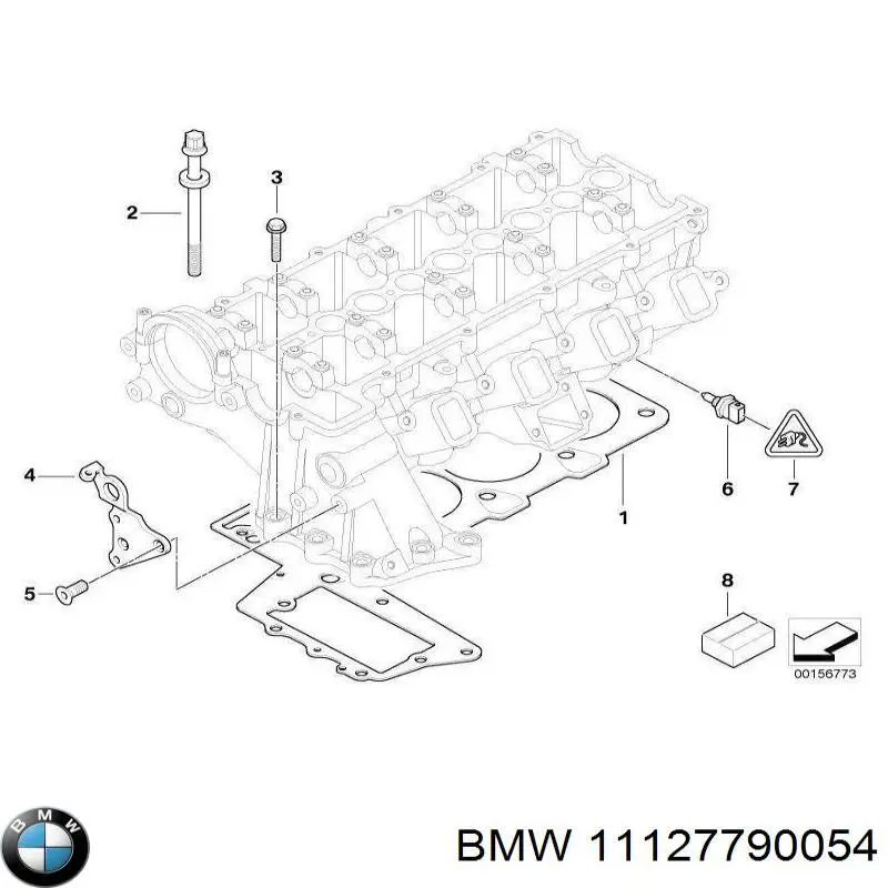 Прокладка головки блока цилиндров (ГБЦ) BMW 11127790054