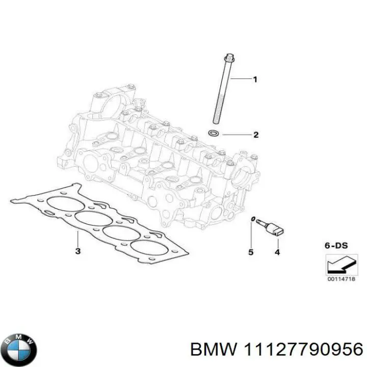 Прокладка ГБЦ 1111533021E0 Toyota